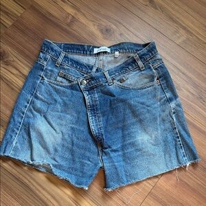 Parke Crossover Denim Shorts